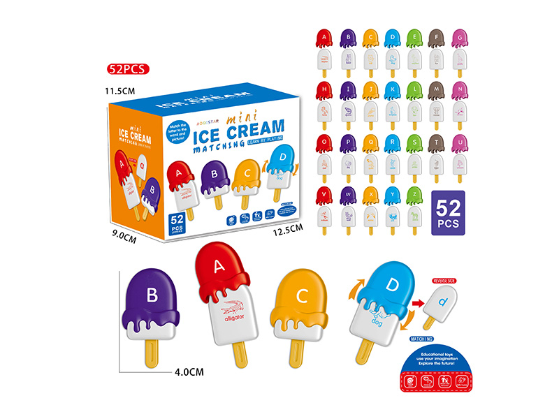 Ice Cream Matching Toys(Alphabet & Animals)