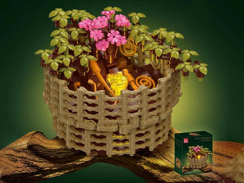 Chrysanthemum Morifolium Building Blocks 353pcs