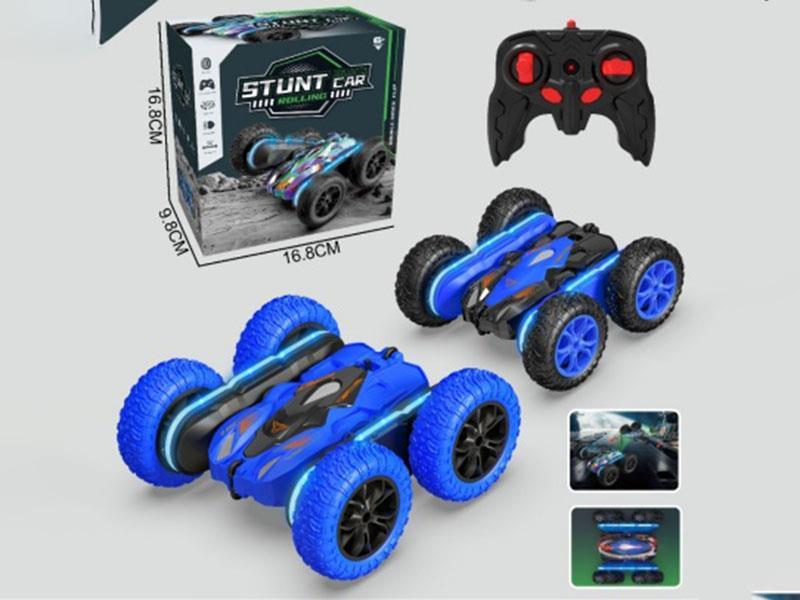 2.4G Four-Wheel Stunt Light Strip Remote Control Car USB Cable 3.7V Battery Pack