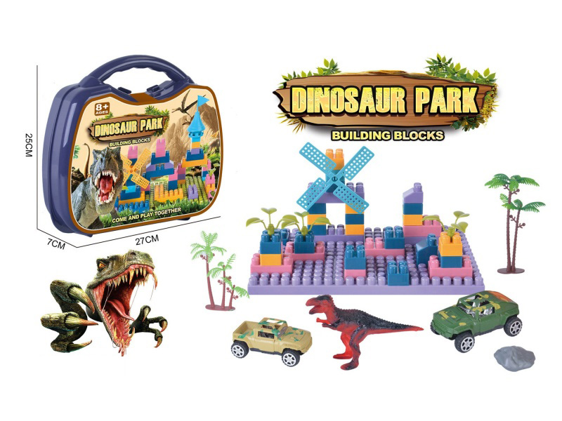 DIY Building Blocks Suitcase 43pcs