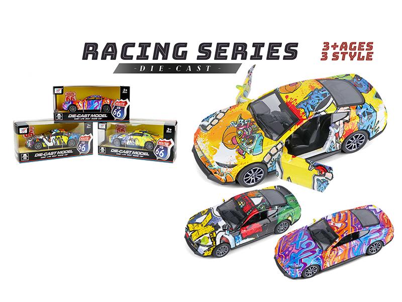 1:32 Pull Back Open The Door Alloy Model Car(1PS)