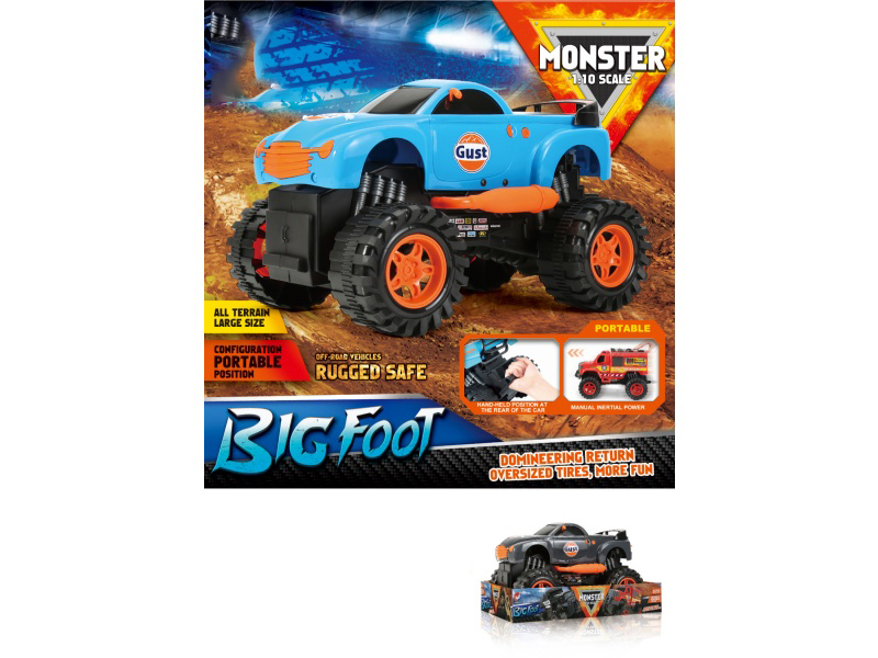 1:10 Fire Wheel Pickup Truck Inertia Vehicle