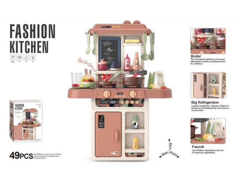 63CM Fashionable Kitchen (With Lighting And Water Outlet Function) 49PCS