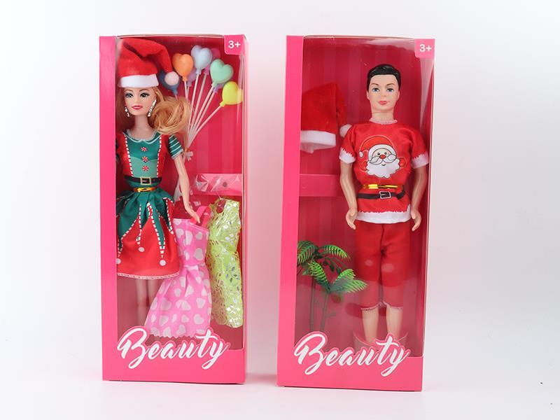 11.5 Inch Solid Christmas Doll