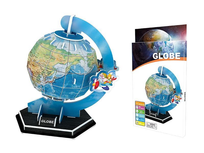 Globe 3D Puzlle 33pcs