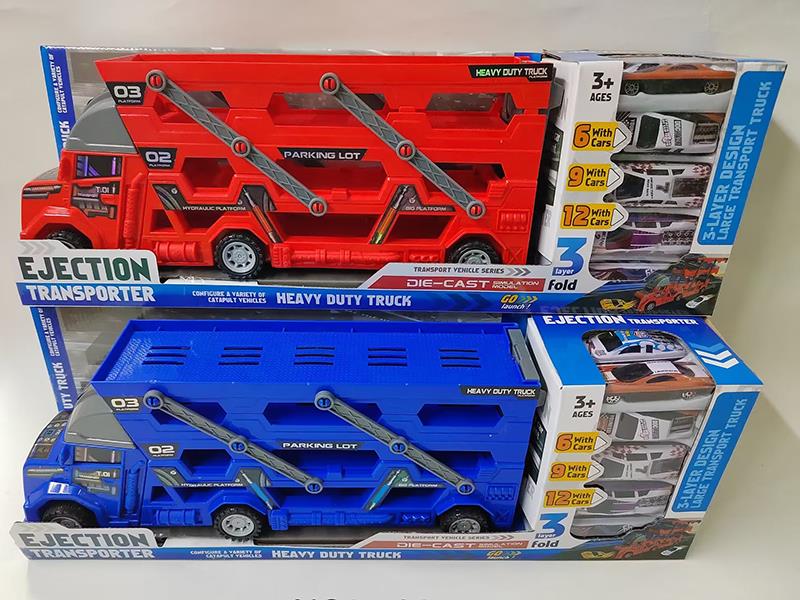 Slide Ejection Heavy Duty Truck With 6 Slide Metal Cars
