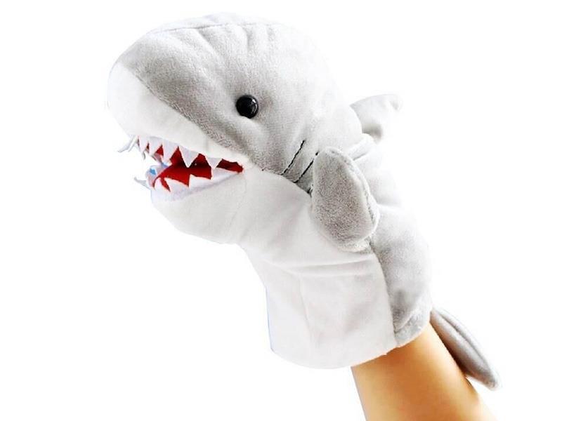 Cartoon Shark Hand Puppet Plush Doll