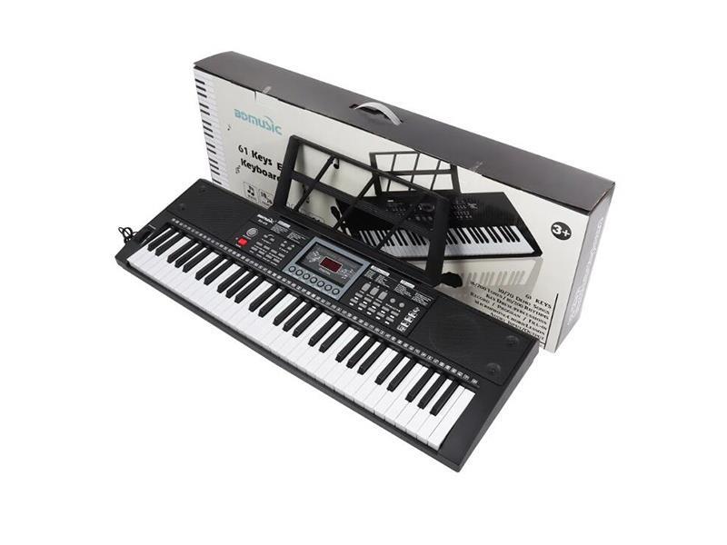 61-Key multi-functional electronic organ with power plug