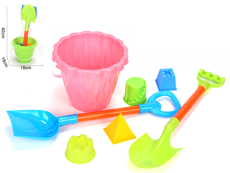 7PCS Sand Bucket Set