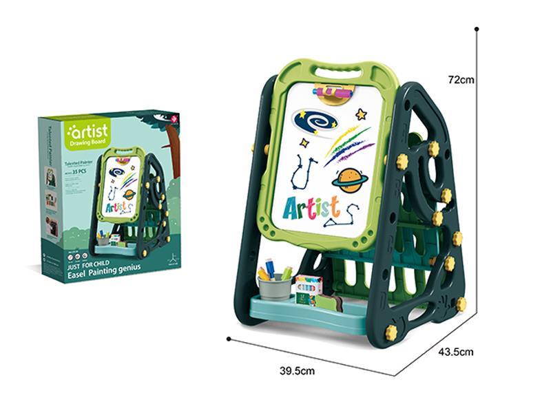 Bookshelf Double-Sided Drawing Board