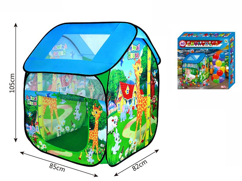 Children's Play Tent House + 50 Balls