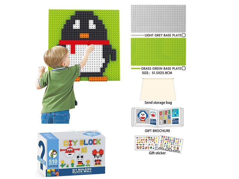 Building Blocks Wall 510pcs