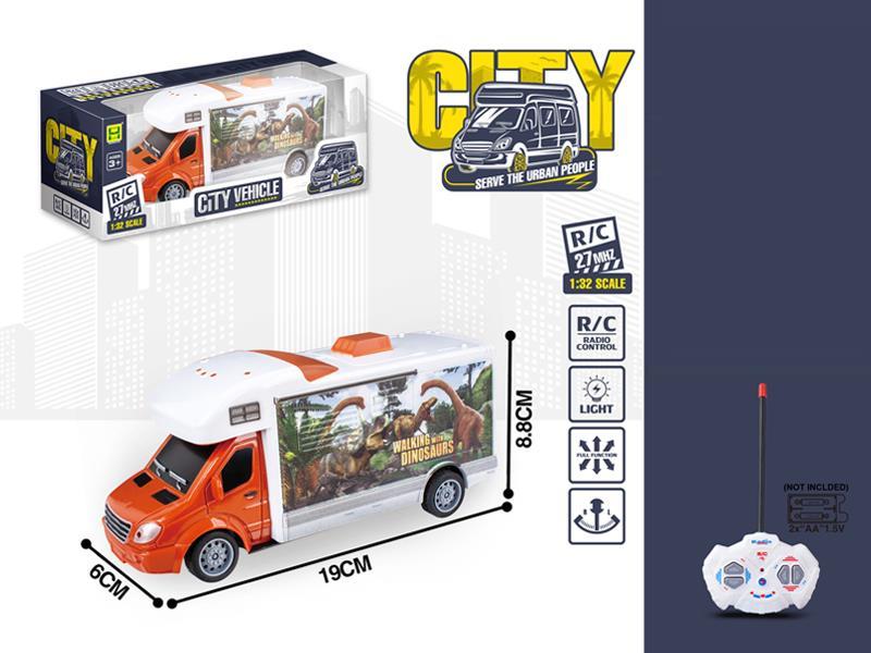 1:32 4Ch R/C Dinosaur Room Vehicle With Light
