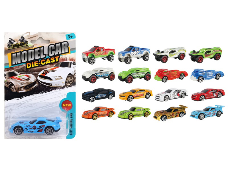 1:64 Alloy Car Return Force Model Single Suction Plate Sliding Alloy Car