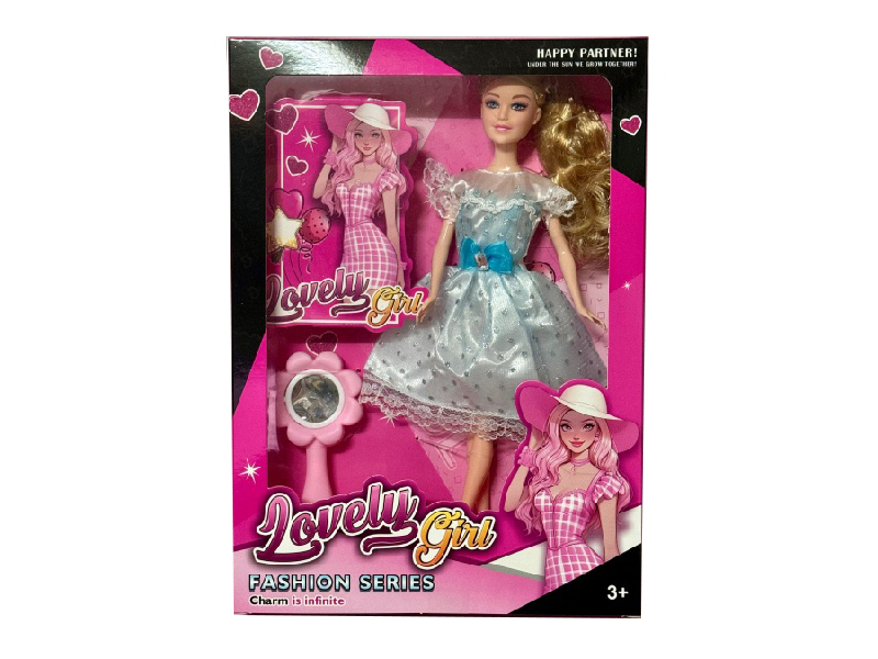 11.5" Solid Doll With Adornment Toys