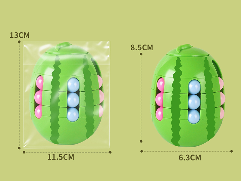 Fruit Rubik's Cube - Watermelon Green