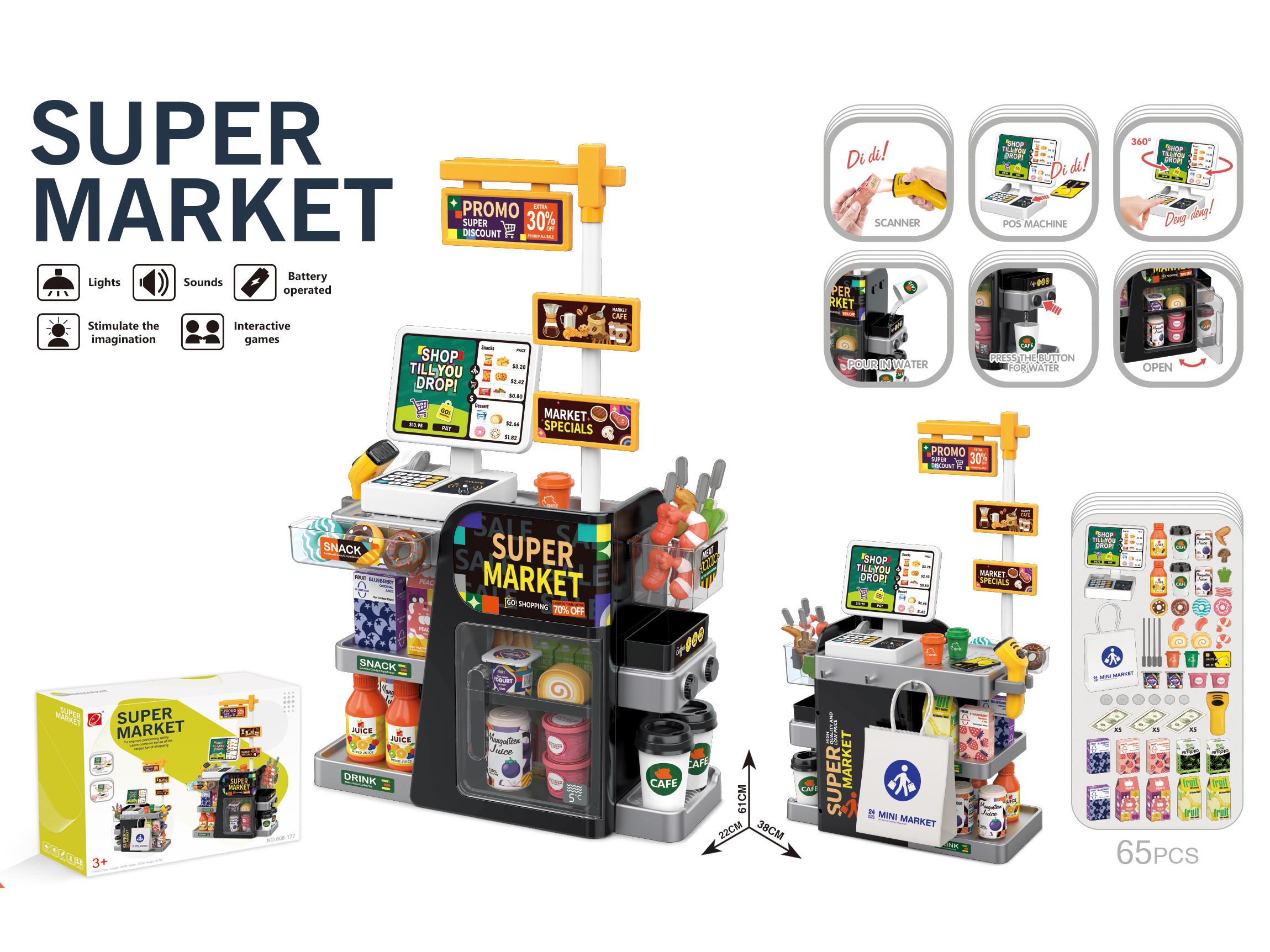 Mini Supermarket Counter Set