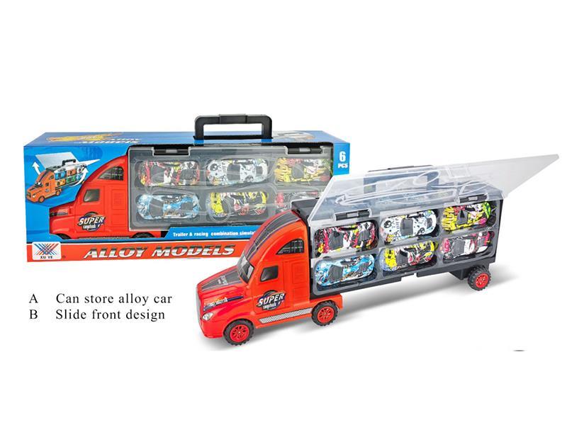 Storage Container Truck With 6 Alloy Cars