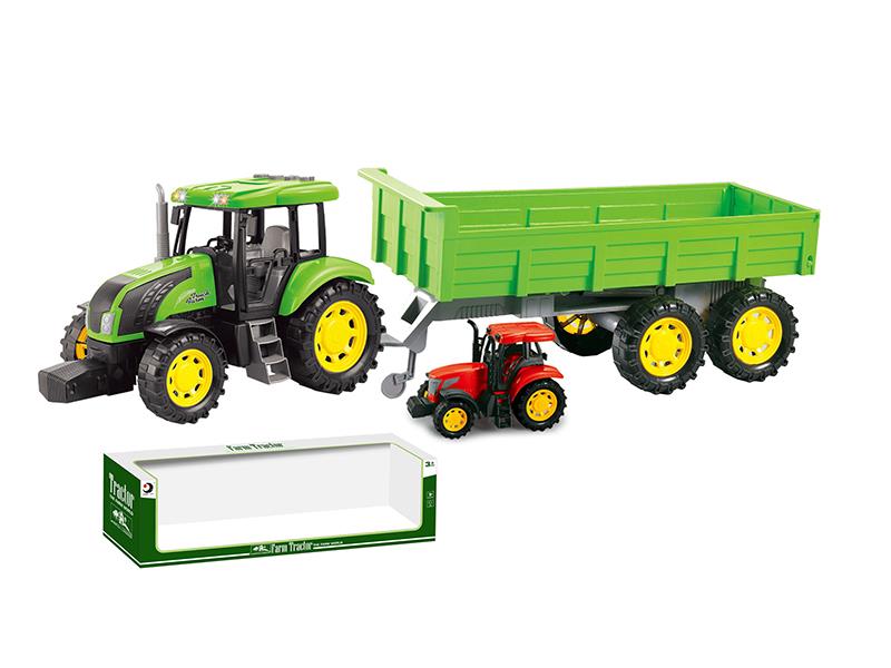 Friction Farm Tractor With Light And Music