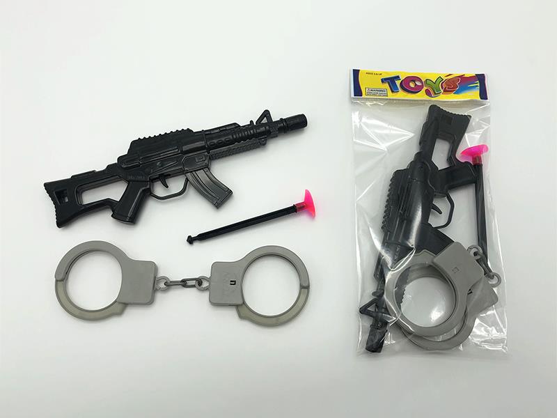 Police Set Of Submachine Gun Toys