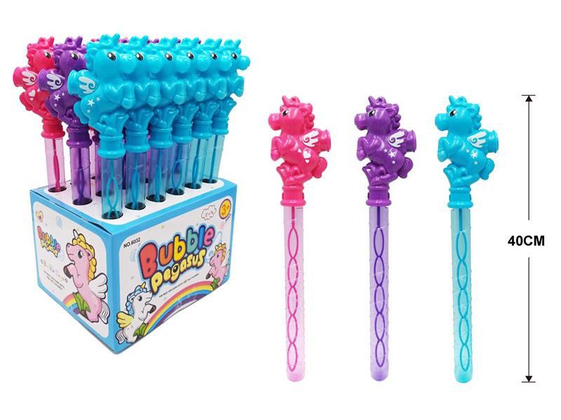 Unicorn Bubble Stick With Whistle 16PCS