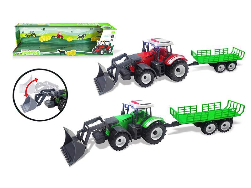 Friction Farmer's Cart With Light And Sound