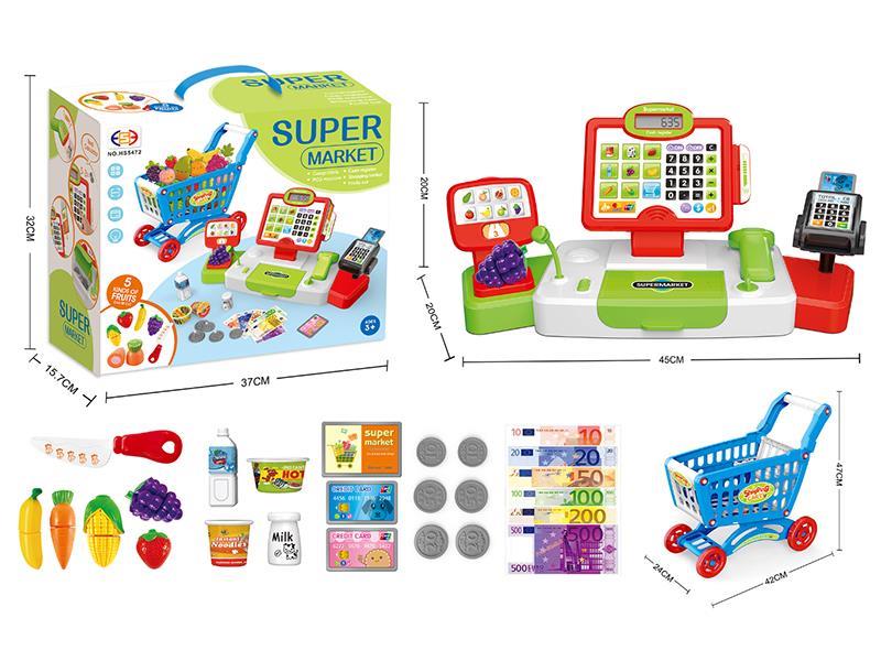 Shopping Cart Cash Register Set