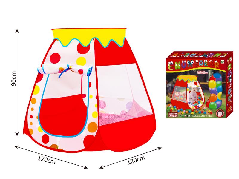 Hexagon Play Tent + 30 Balls