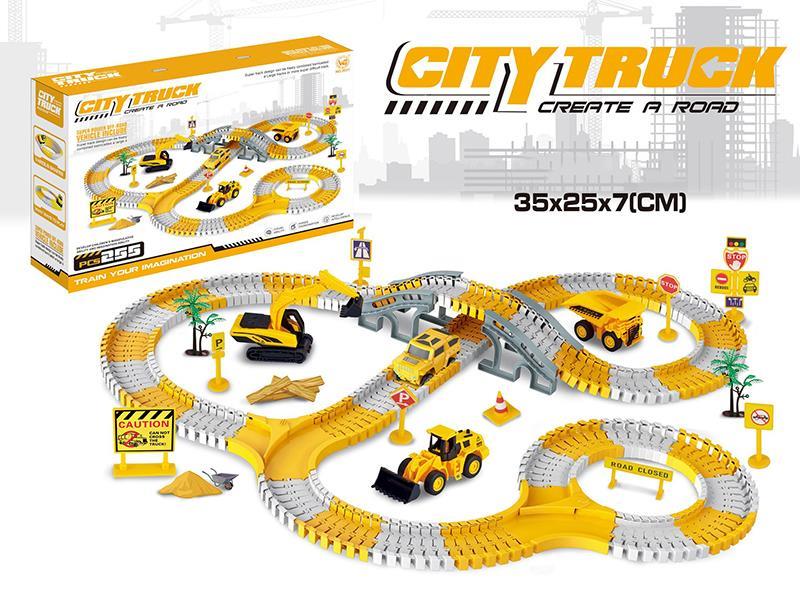 B/O Engineering Rail Car(255pcs)