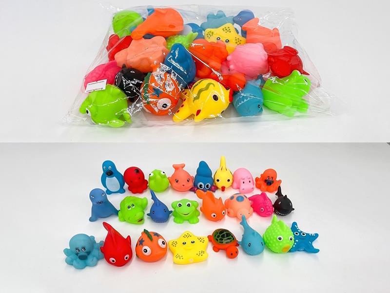 Sea Animal Toys With BB Sound 24pcs