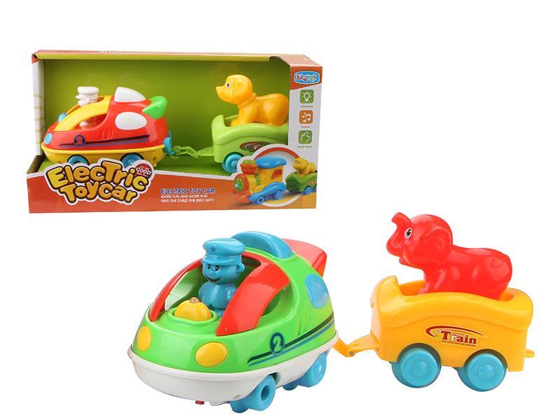 Electric  Cartoon Car With Light And Music