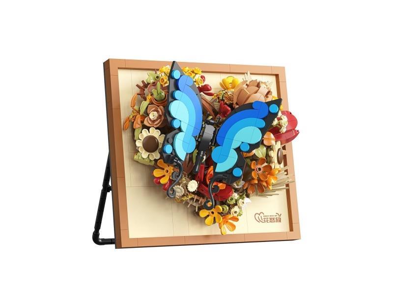 Heart In Full Bloom - Butterfly Building Blocks (765 PCS)
