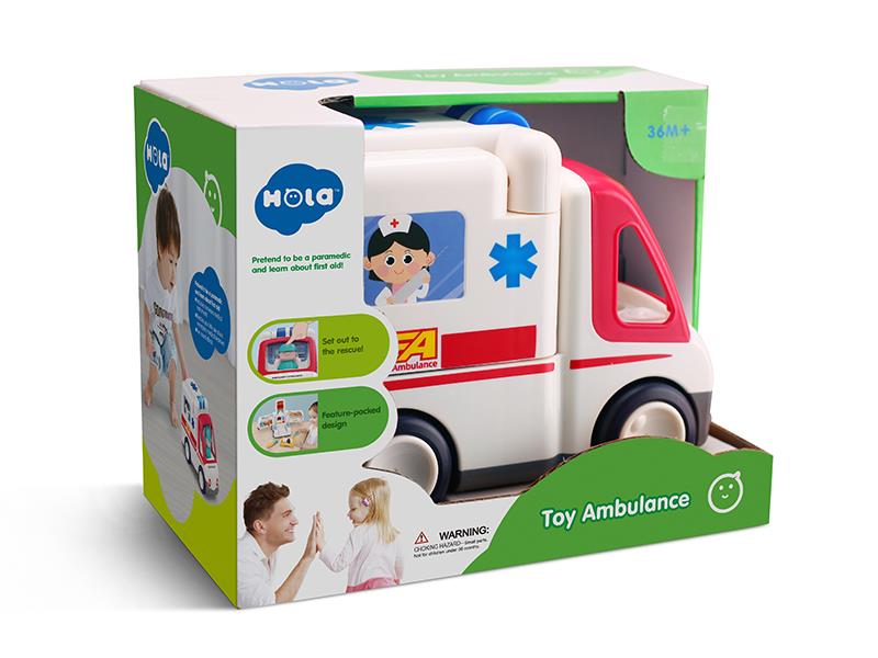 B/O Go And Bump Early Education Ambulance