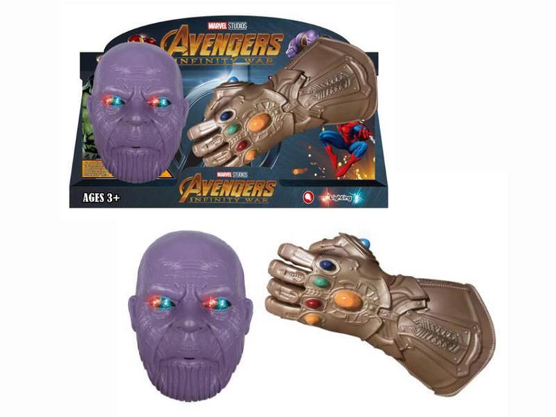 Thanos Mask With Light +Gloves