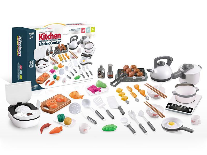 Simulated Large Size Kitchen Toys 59pcs