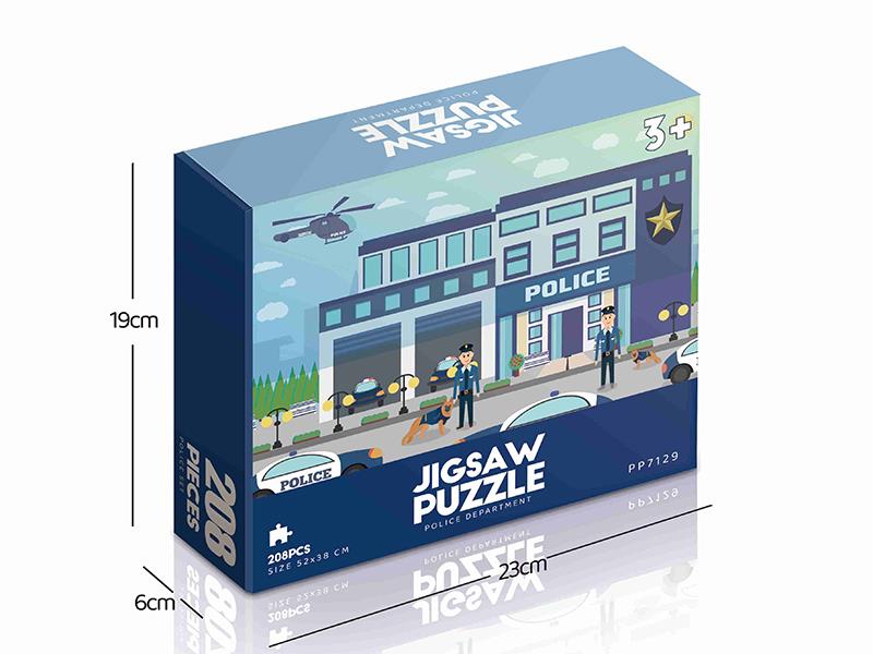208pcs Jigsaw Puzzle - Police Department