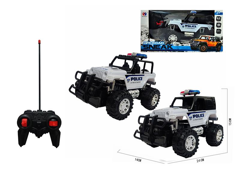 4-Channel Remote Control Wrangler Police Car