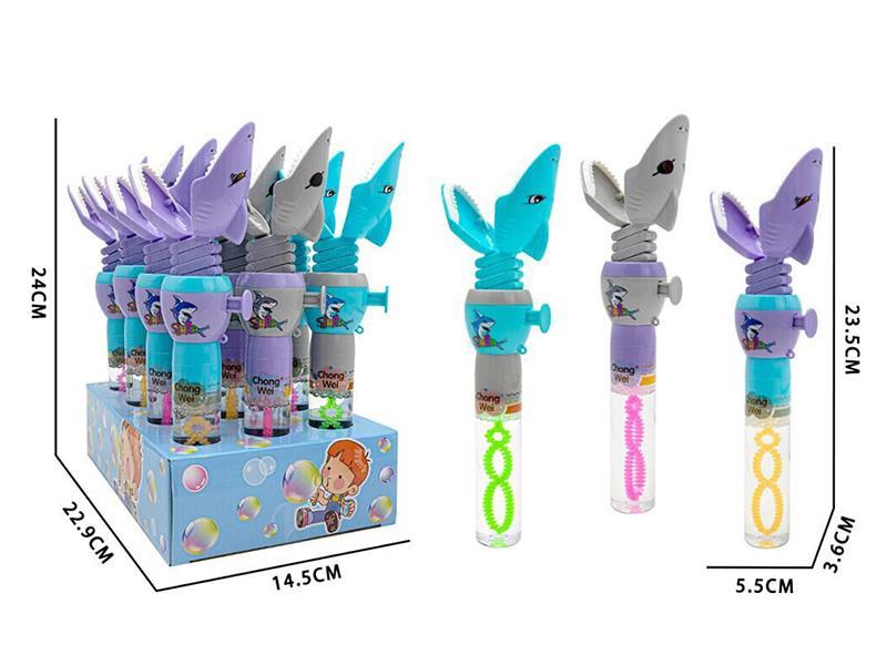 Telescopic Shark Clamp Bubble Stick