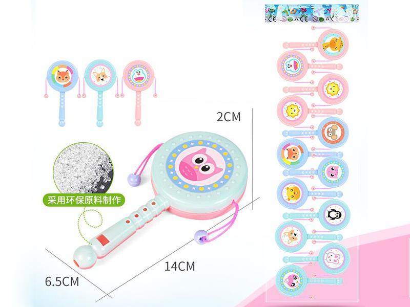 12pcs Rattle-Drum