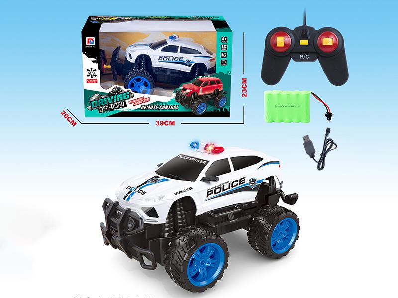 1:12 4-Channel Remote Control Lamborghini Off-Road Police Car