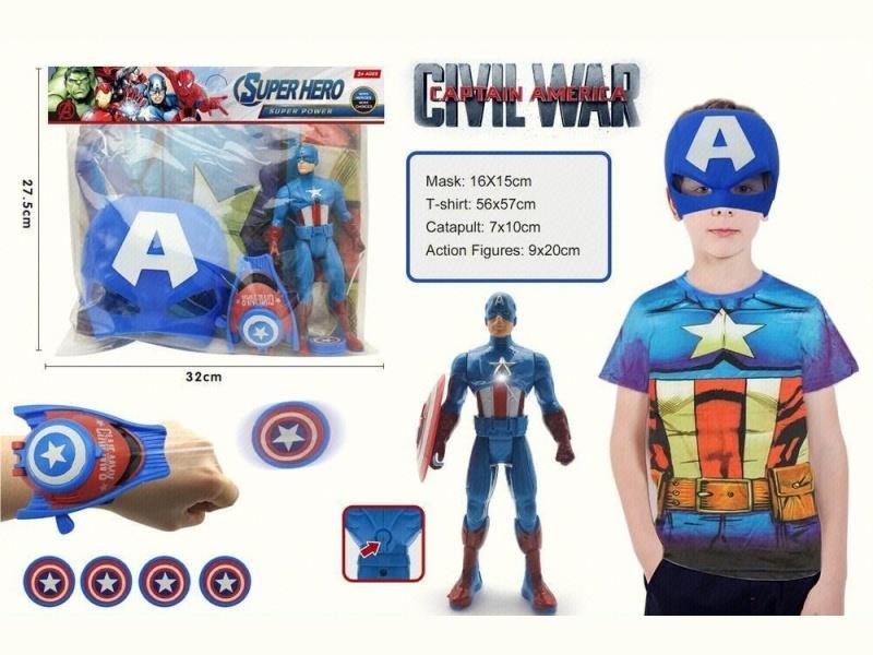 Captain America Suit, Transmitter, Light Doll