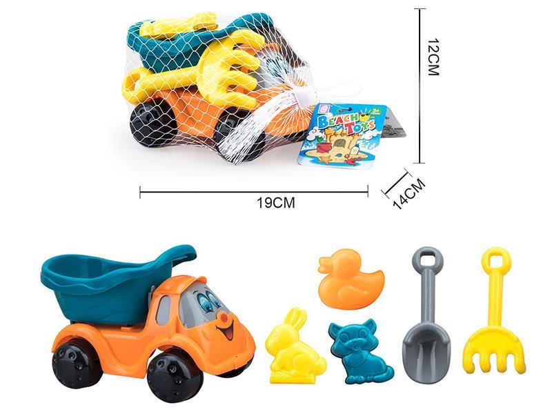 Beach Toy Car Set 6pcs
