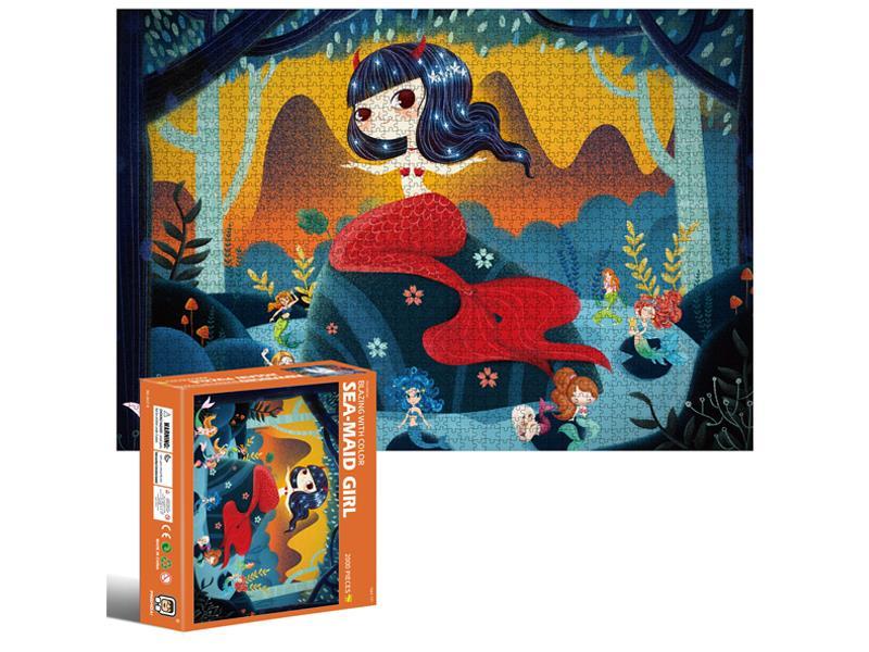 2000PCS Square Puzzle - Mermaid Girl