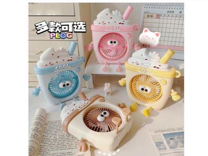 Ice Cream Cartoon Fan (4 Colors)