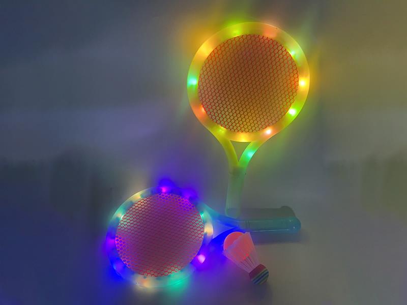 35*20CM Tennis Rackets With 3 Gears Of Light(2 Rackets,2 Balls)