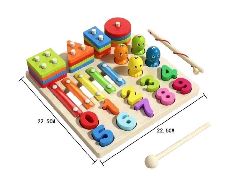 Four-In-One Set Of Columns