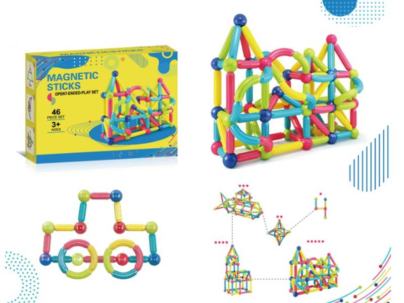 Medium Size Magnetic Sticks 46pcs