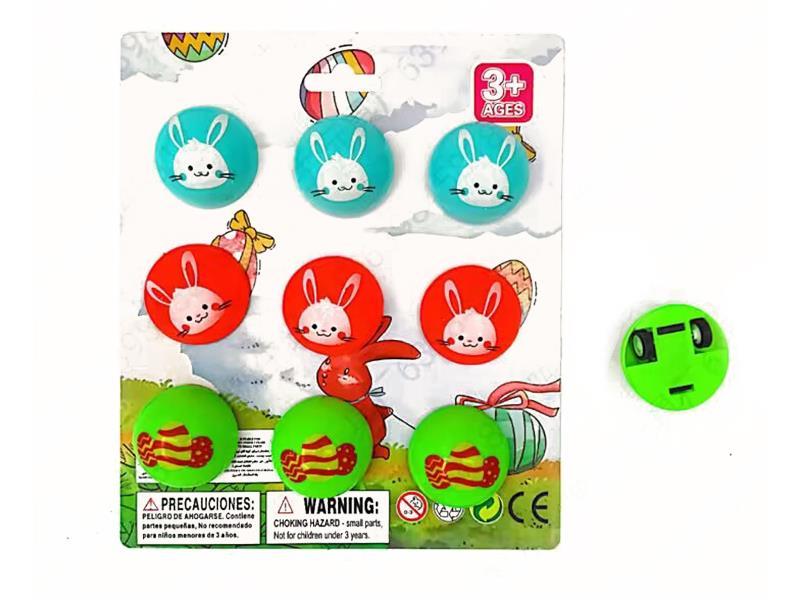 Easter Semi-Circular Pull Back Cars 9pcs