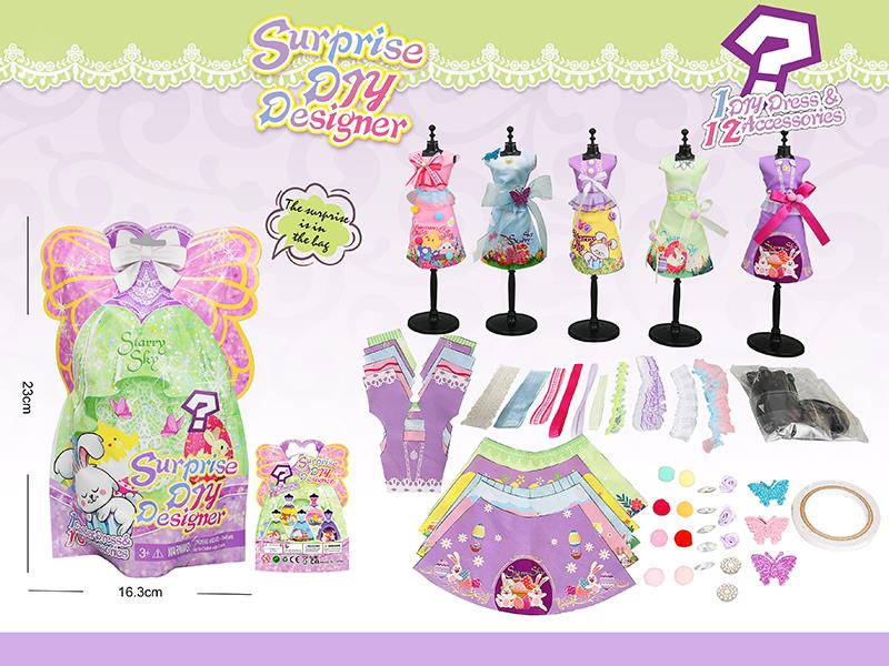 Easter Handmade DIY Doll Dress Blind Bag