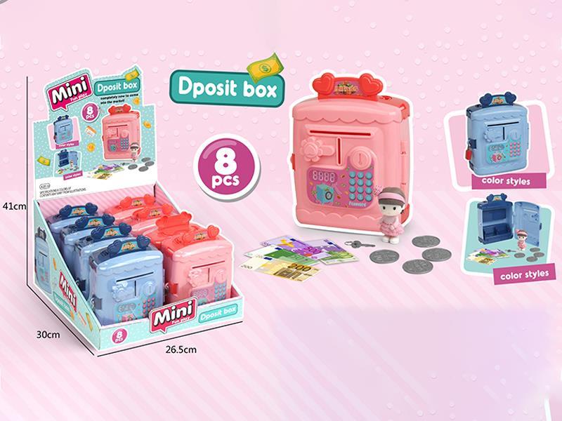 8Pcs Mini Piggy Bank Set